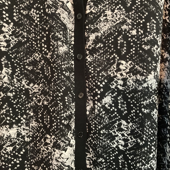 Doncaster Collection Mixed Media Cardigan, Cotton/Cashmere/Silk, Large - Picture 4 of 6